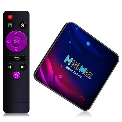Προσαρμοσμένο Rk3318 H96 Set Top Box Max 4k Android 10.0 Quad Core H96max
