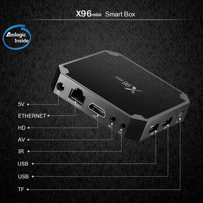 X96 Mini Amlogic S905W Quad Core OTT Android TV Box 2GB 16GB 2,4GHz WiFi Android 9.0
