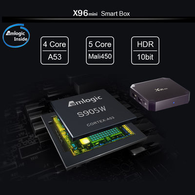 X96 Mini Amlogic S905W Quad Core OTT Android TV Box 2GB 16GB 2,4GHz WiFi Android 9.0