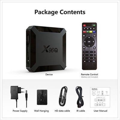 X96Q Smart Allwinner OTT Android TV Box H313 Quad Core 2GB 16GB Φωνητικός έλεγχος