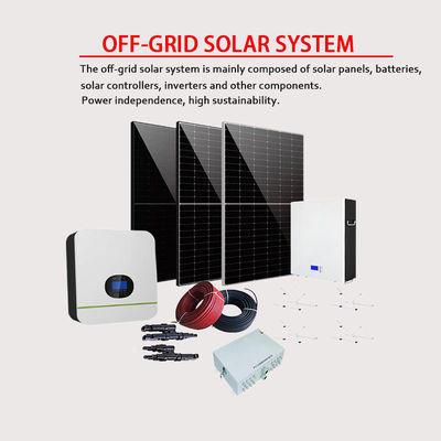 10kw Hybrid On Grid Home Potovoltaic Solar PV Inverter System Μπαταρία ιόντων λιθίου