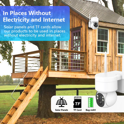 GSM Tuya Solar Digital CCTV Smart PTZ Κάμερα με κάρτα Sim