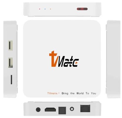 5G έξυπνος φορέας Amlogic 2+8GB κιβωτίων TV IP OTT αρρενωπός με το google &amp; Netflix πιστοποιημένο