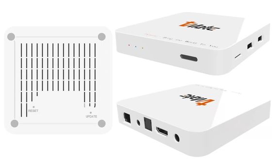 5G έξυπνος φορέας Amlogic 2+8GB κιβωτίων TV IP OTT αρρενωπός με το google &amp; Netflix πιστοποιημένο