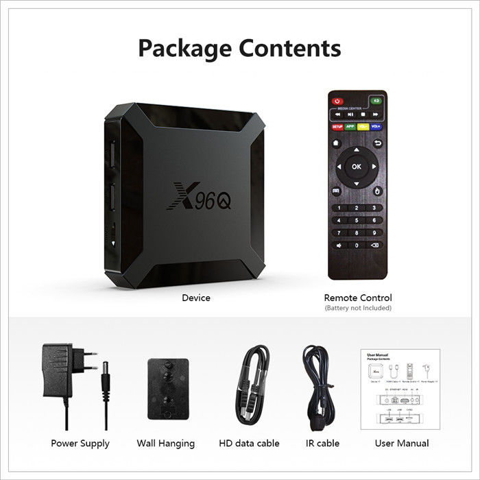X96Q Smart Allwinner OTT Android TV Box H313 Quad Core 2GB 16GB Φωνητικός έλεγχος