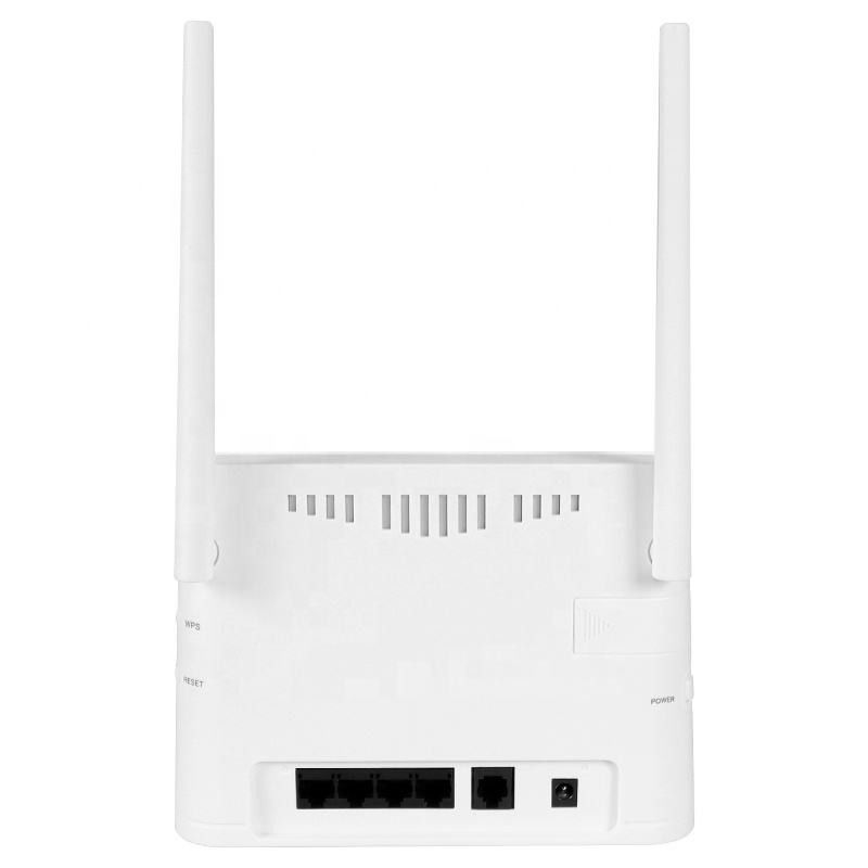 Hotspot LTE CPE Wifi Router μόντεμ οπτικών ινών Ασύρματο μόντεμ με κάρτα Sim 300Mbps